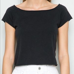 NWT Brandy Melville wide neck top